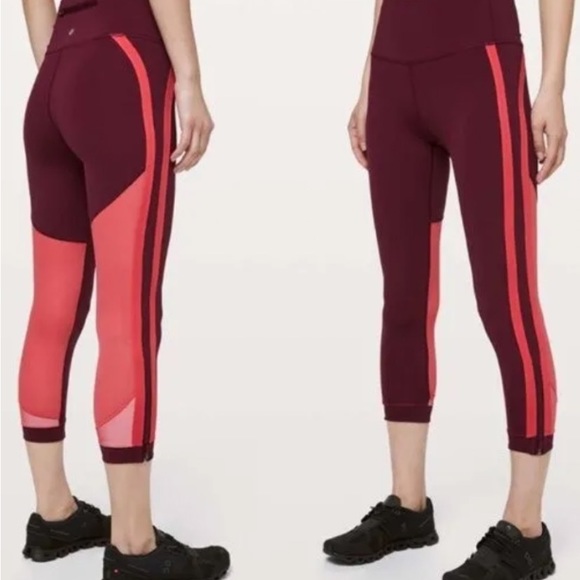 lululemon athletica Pants & Jumpsuits Lululemon Zip The Line Crop